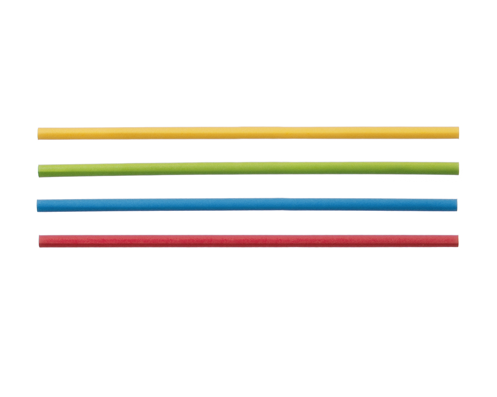 Strohhalm-aus-Papier-bunt-farbig Strohhalm aus Papier 23cm bunt