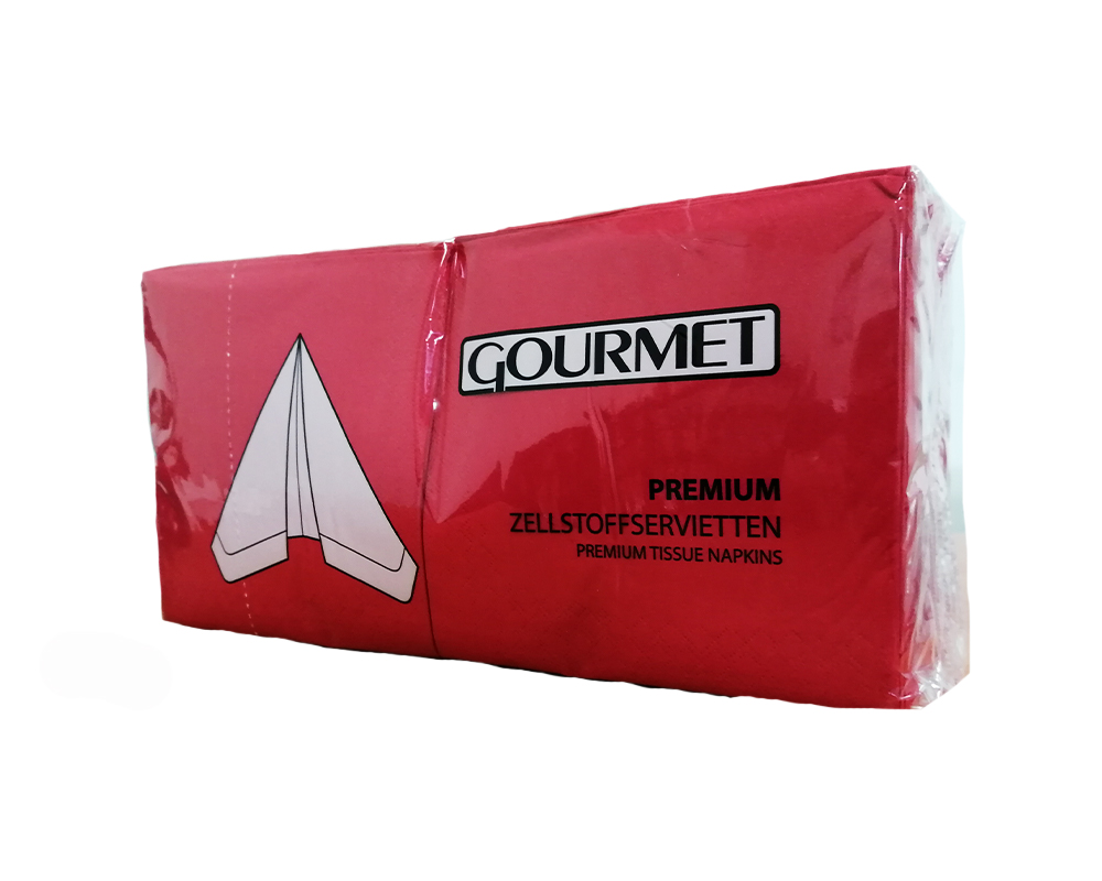 Servietten-33x33-rot-3-lagig Servietten rot 33x33 cm 3-lagig